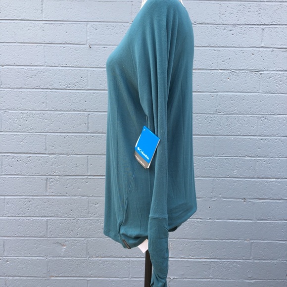 Columbia Teal Lumianation Long Sleeve NWT Top - Picture 2 of 8